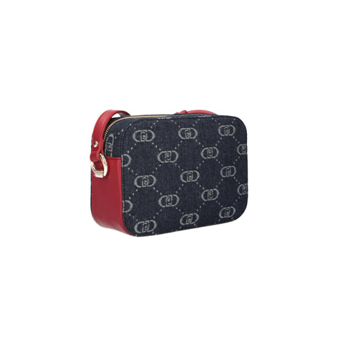 LIU JO Borsa a spalla Borsa Donna Camera in denim logato Blu rosso - Francavilla Moda